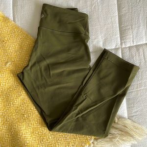 Army green lululemon leggings